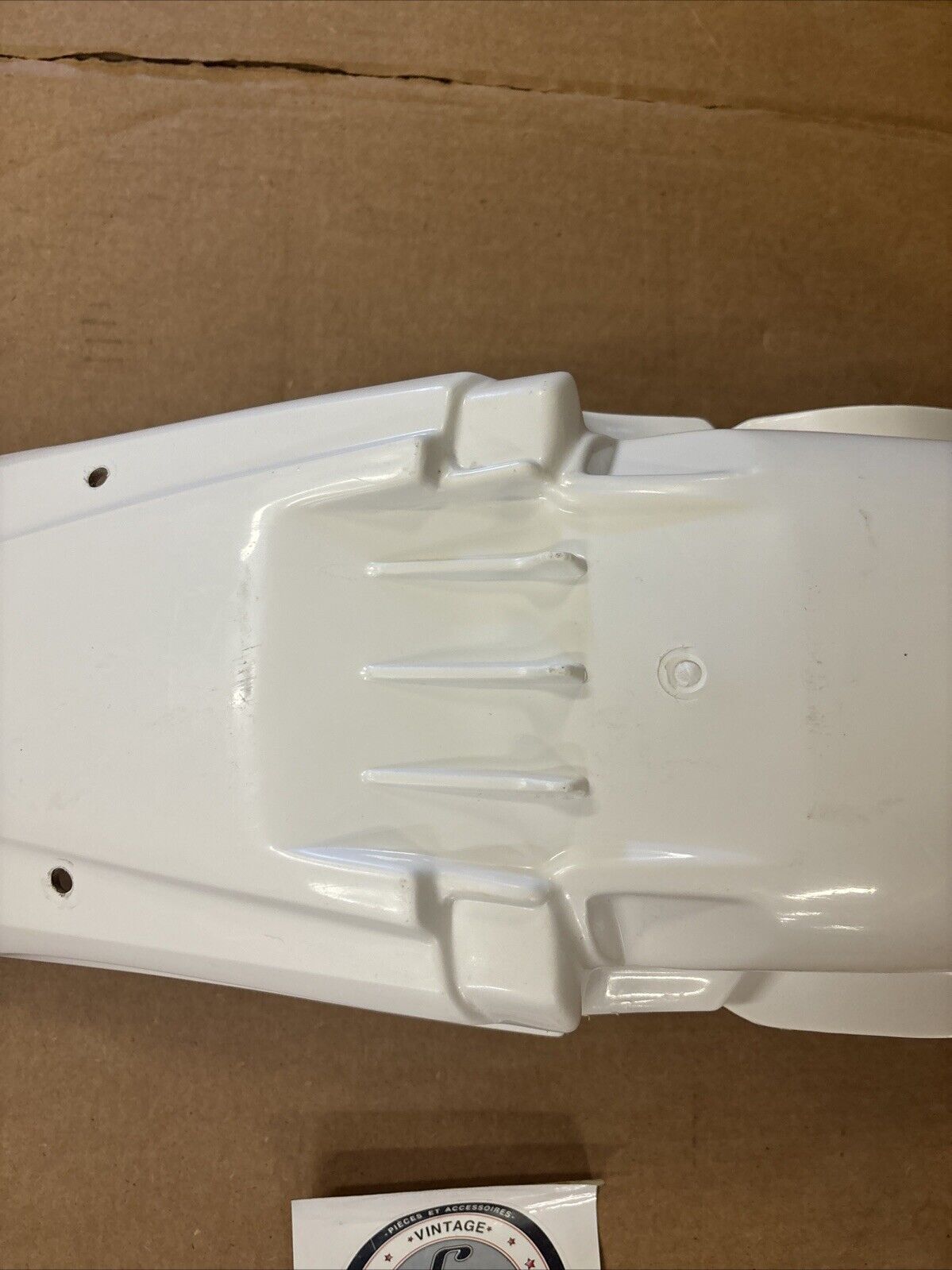 UFO PLAST 1996 - 2001 YZ125 YZ250 REAR FENDER WHITE YA02897-046
