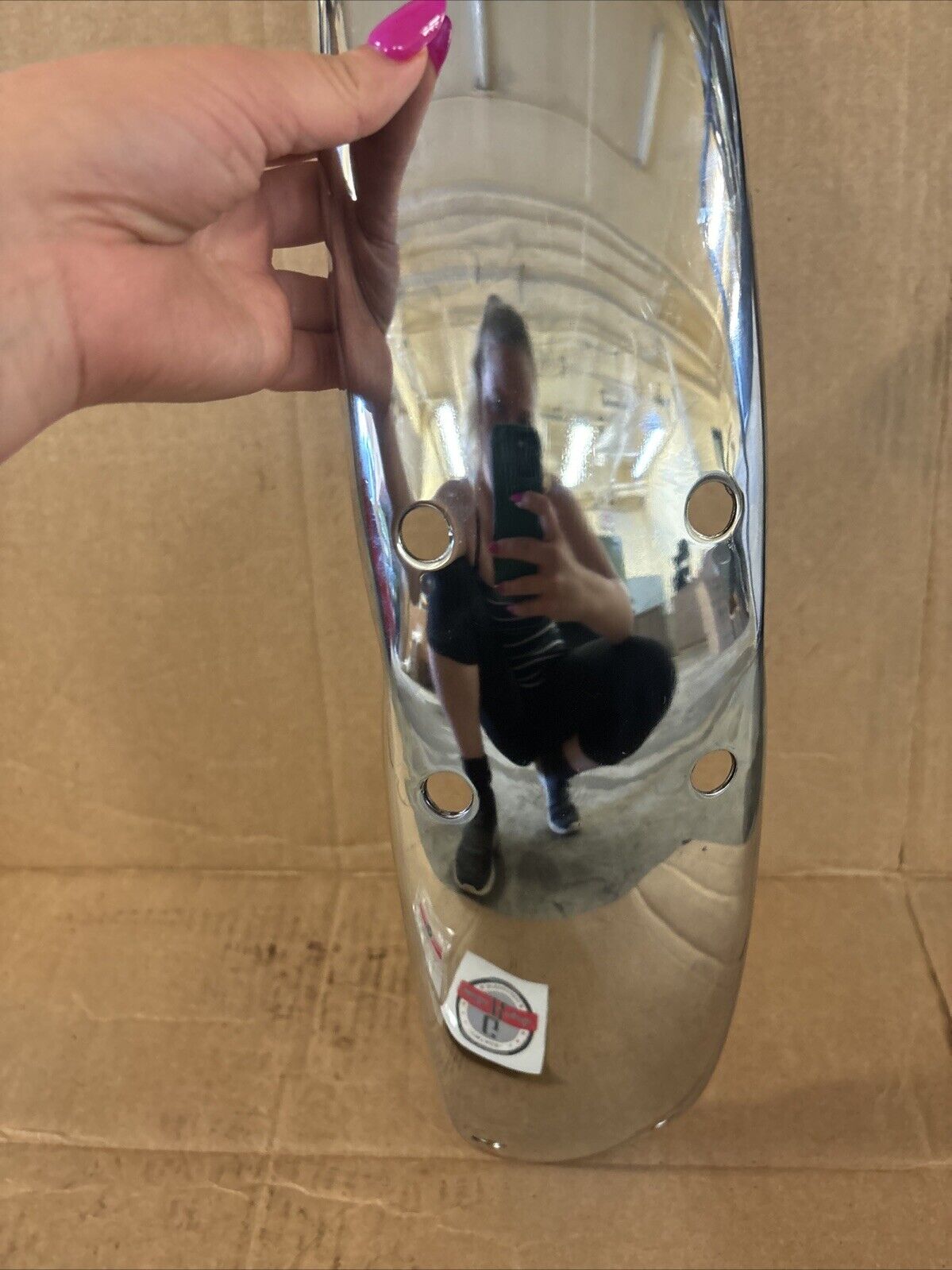 NOS Yamaha XS1 XS1B FRONT FENDER XS650 256-21511-00-93 SUB 256-21510-10-93 Y103