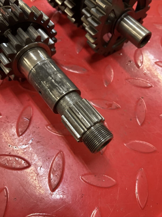 Honda CR250R 1984 transmission mainshaft countershaft main counter shaft gear 2