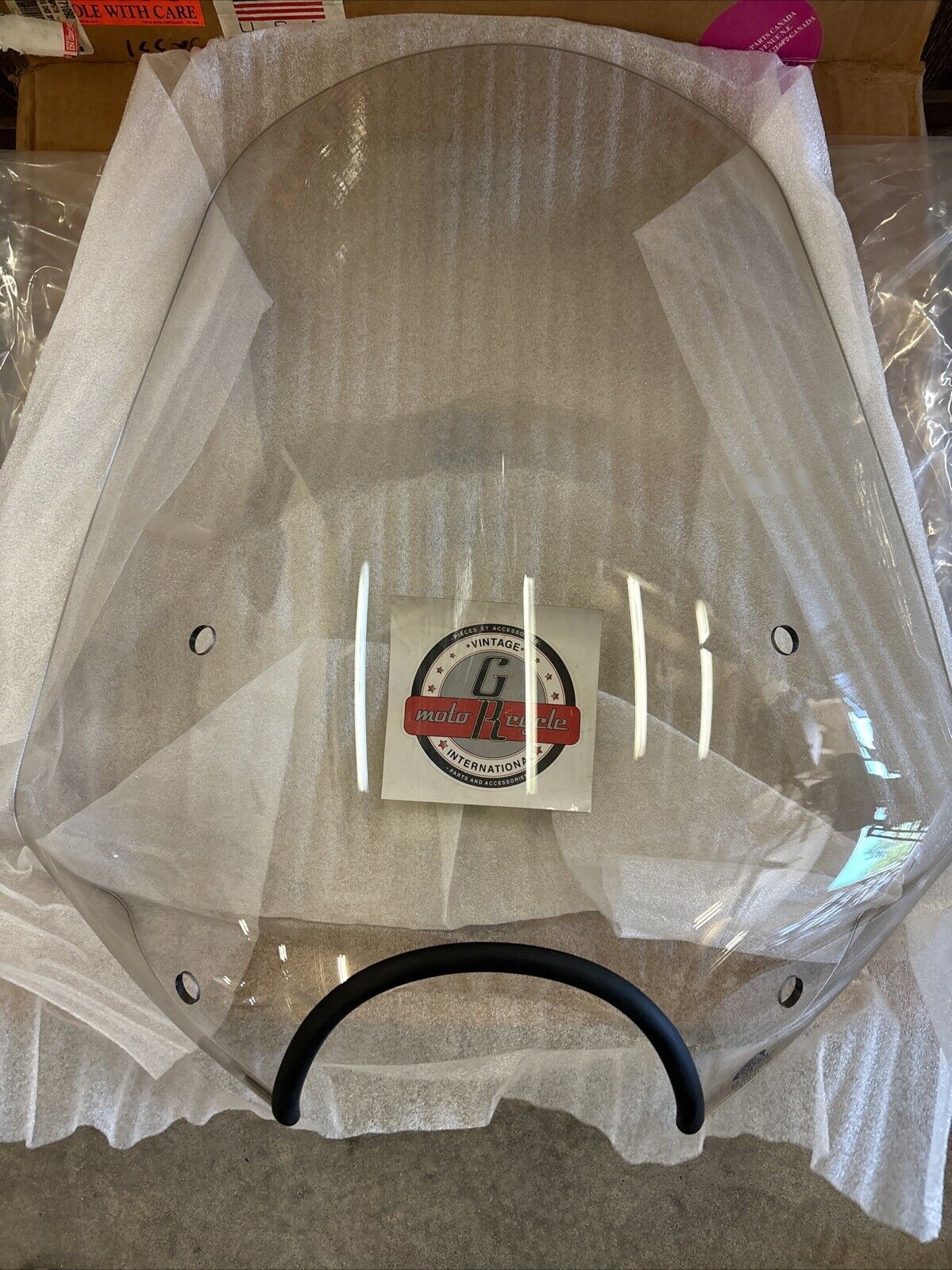 NOS MEMPHIS SHADES BIG SHOT SPORTSHIELD 21" W X 20" H SOLAR WINDSHIELD MEP5719
