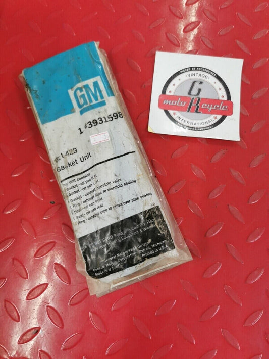NOS GM  Chevy Bel Air  Corvette  Camaro 1973 1974  Pan Gasket Set 3931598 A3