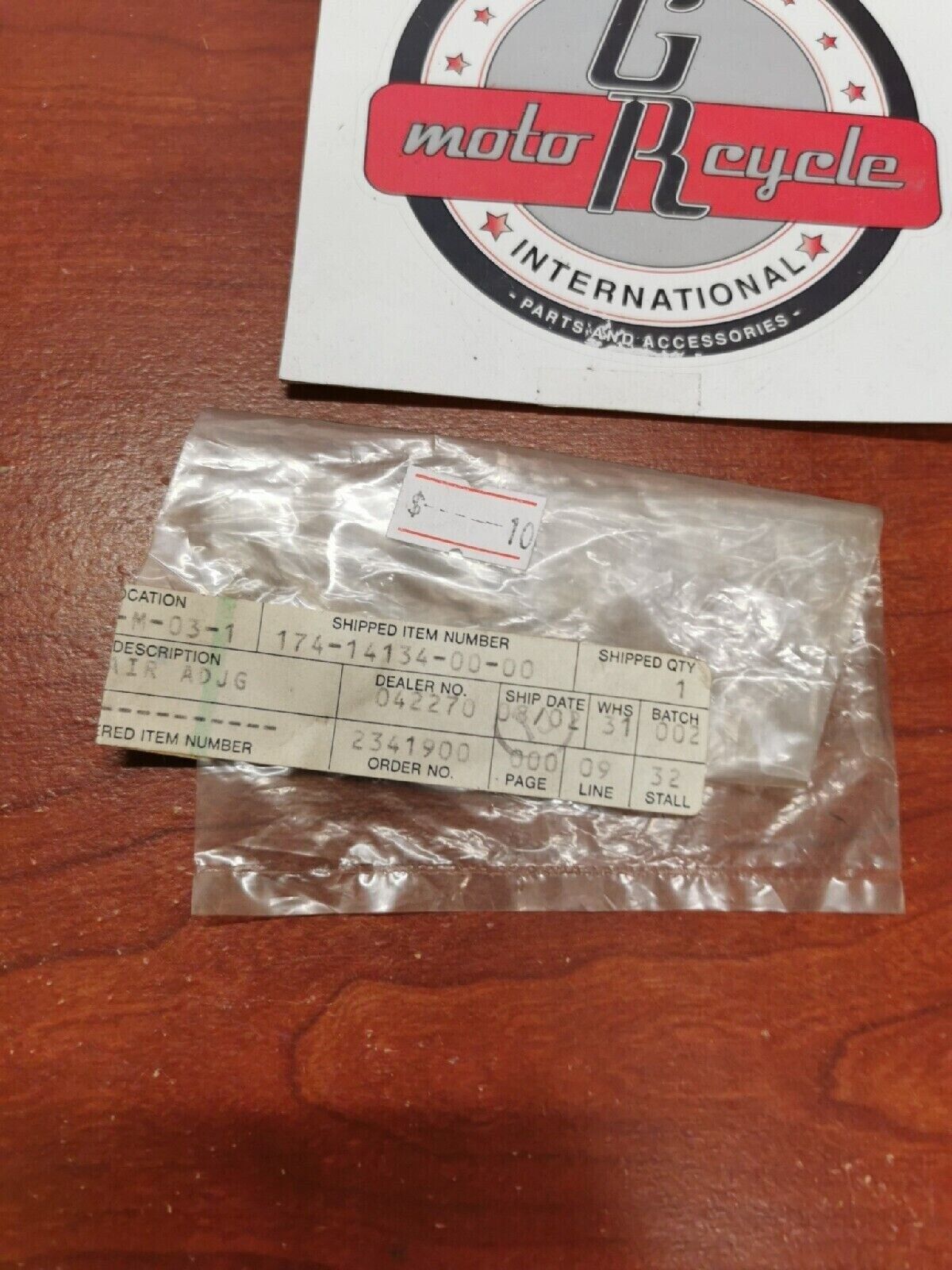 NOS Yamaha CARBURETOR AIR ADJUSTING SPRING 174-14134-00-00 Y69