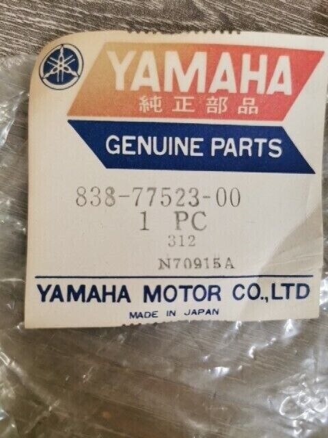 NOS YAMAHA GS300 PR440 TW433F SL433B SL292 END BUMPER 838-77523-00-00 Y170