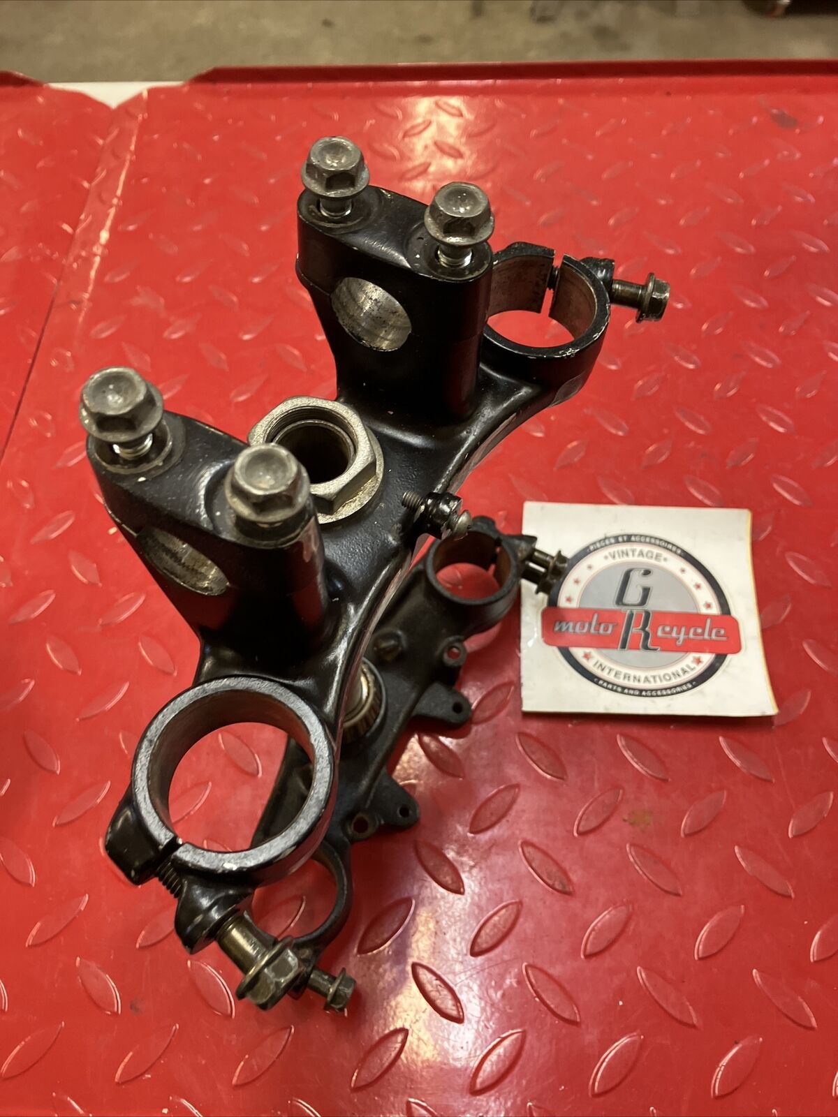 Honda CR80R 1990 steering stem triple clamp tree 1987 - 1995 53230-GS2-000