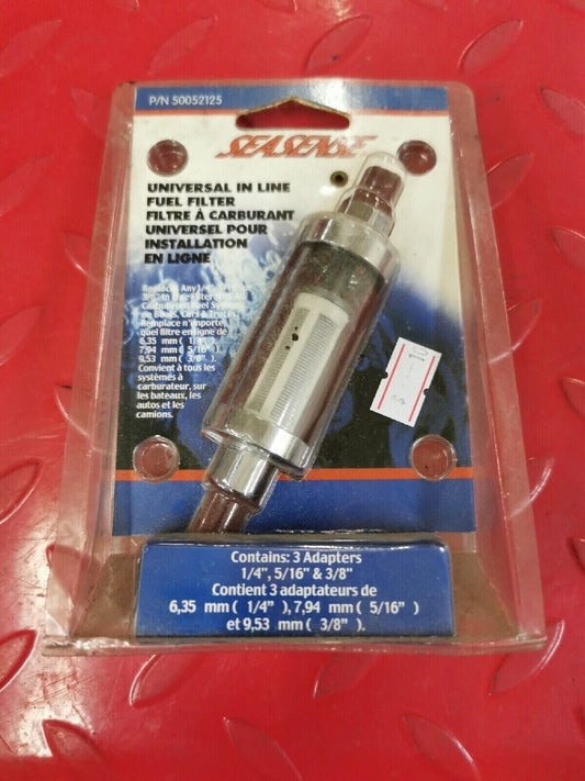 NOS SEASENSE  Universal In-Line Fuel Filter 079-9035-8  J11