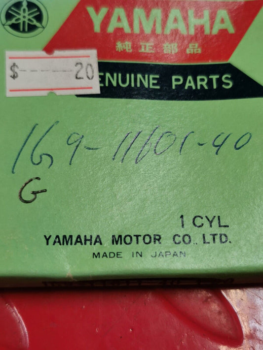 NOS YAMAHA YZ100 YZ125 1976 1977 RING PISTON STD 1G9-11601-00-00 Y32