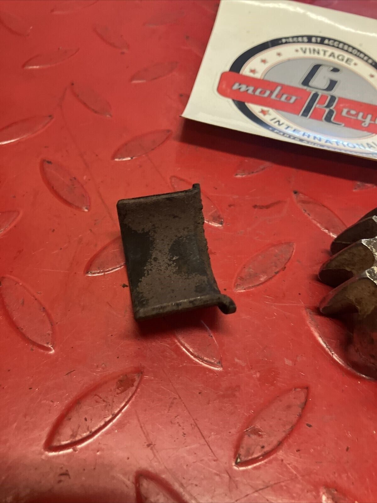 Honda XL100 1974 exhaust muffler pipe joint flange
