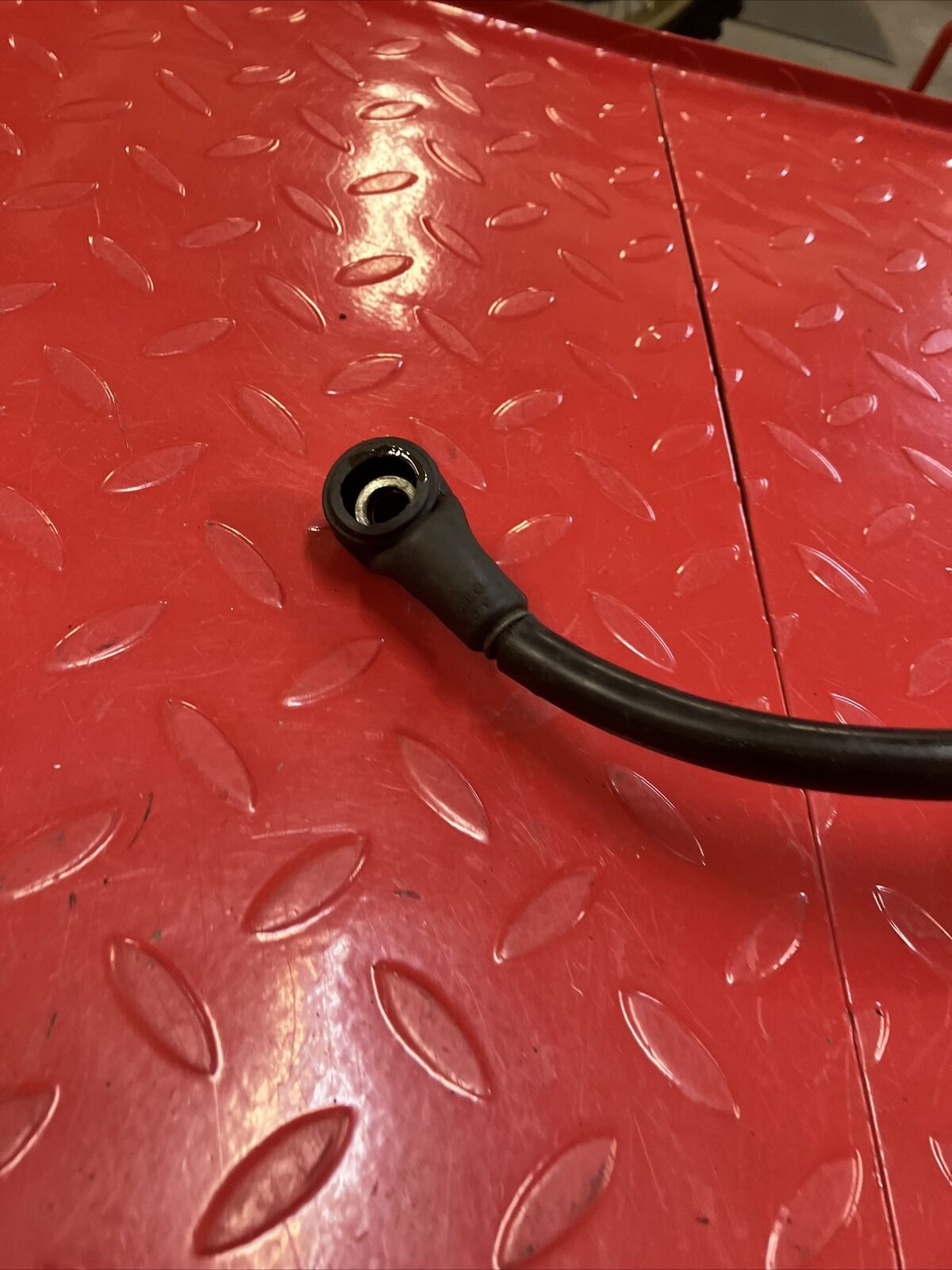 Yamaha DT200 1984 front brake oil line hose