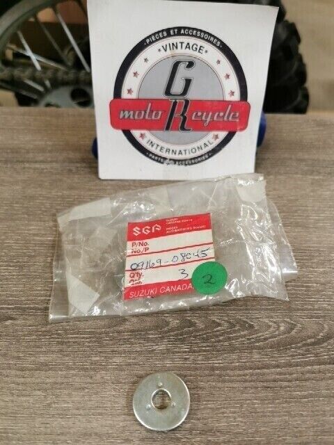 NOS SUZUKI RM125M RMX125W DR200S RMX250W DR125S RMX250T WASHER 09169-08045 S36