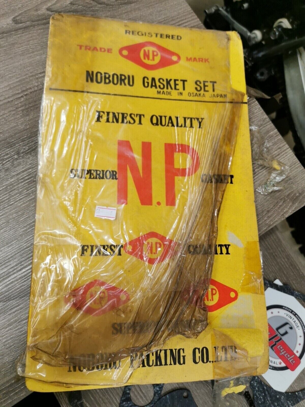 NOS NOBORU NP KAWASAKI KZ400 INCOMPLETE GASKET KIT SET MODEL 61561 J46