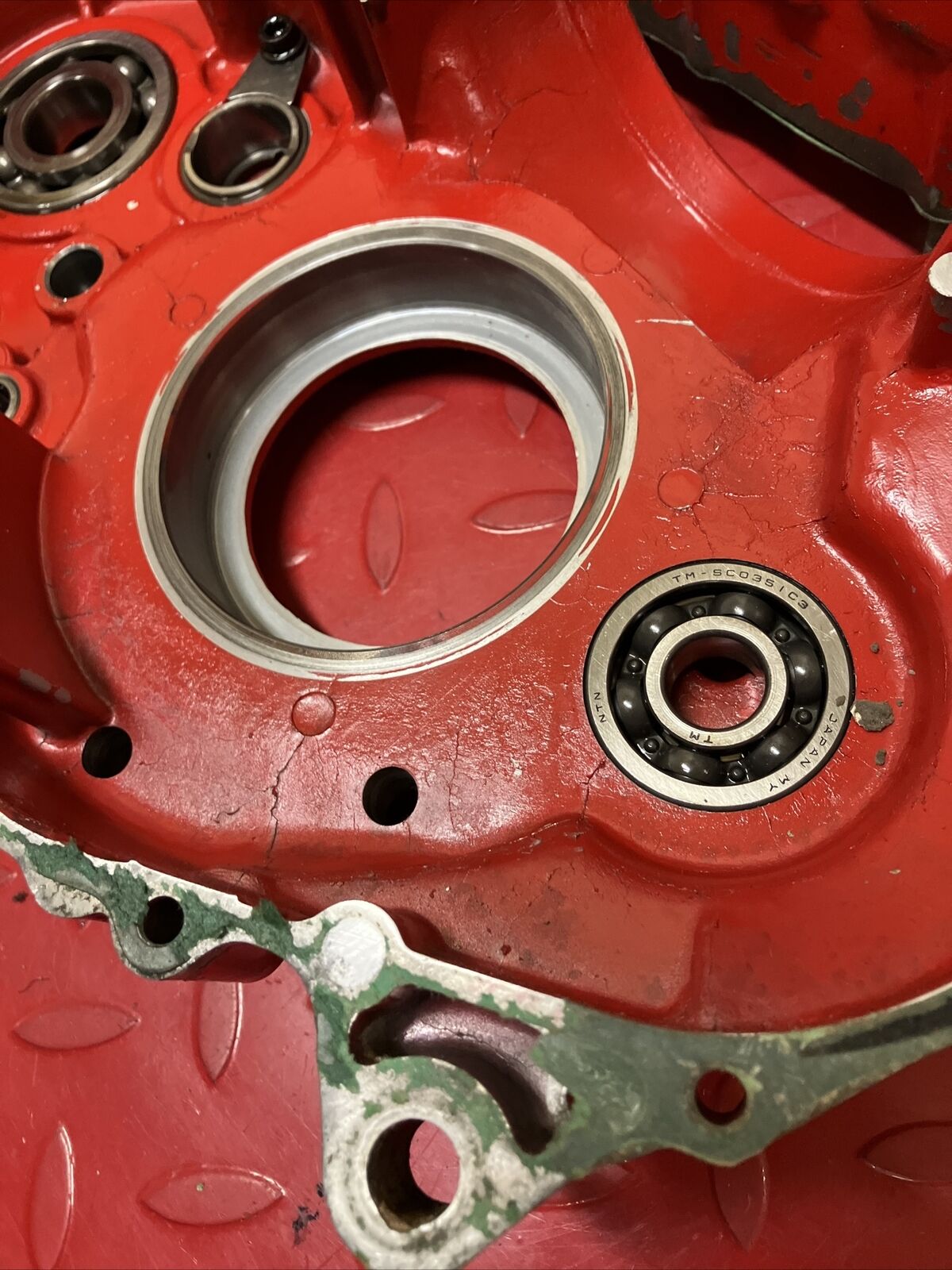 Honda XL600R 1986 Left right crankcase 1987