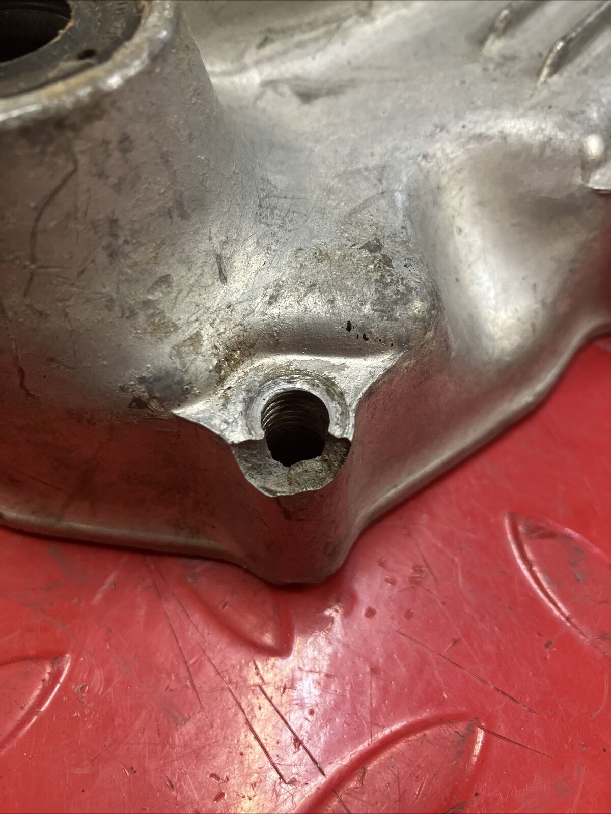 Honda TL125 1975 right crankcase clutch cover 1976