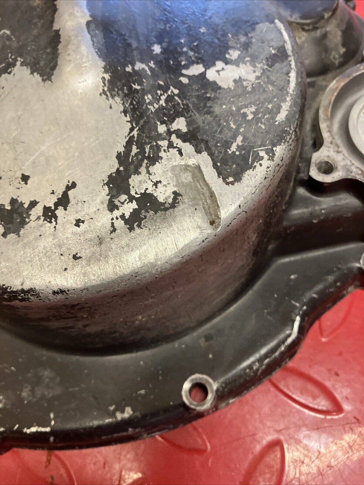 Kawasaki KX125 1987 Right crankcase clutch cover 1985 1986