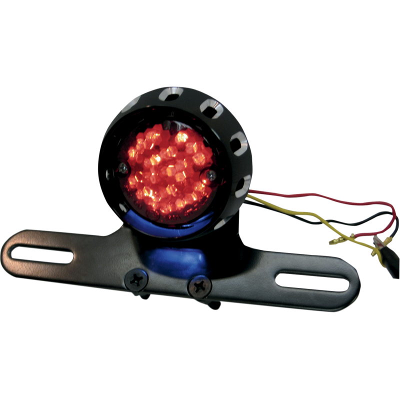 DRAG SPECIALTIES BOBBER LED T/LIGHT & LIC BRKT BLK 2010-0797