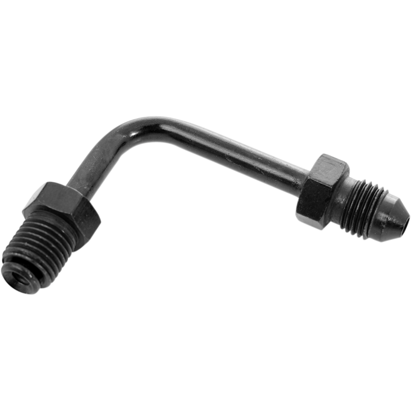 GOODRIDGE SHORT 90 DEG. TUBE ADAPTER BLACK P690-03ZBK