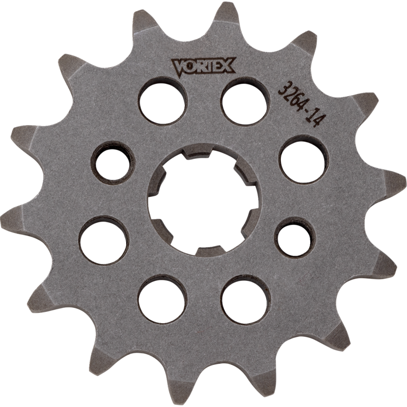 VORTEX SPROCKET VORTEX STEEL FRONT 420-14 TOOTH SLVR 3264-14