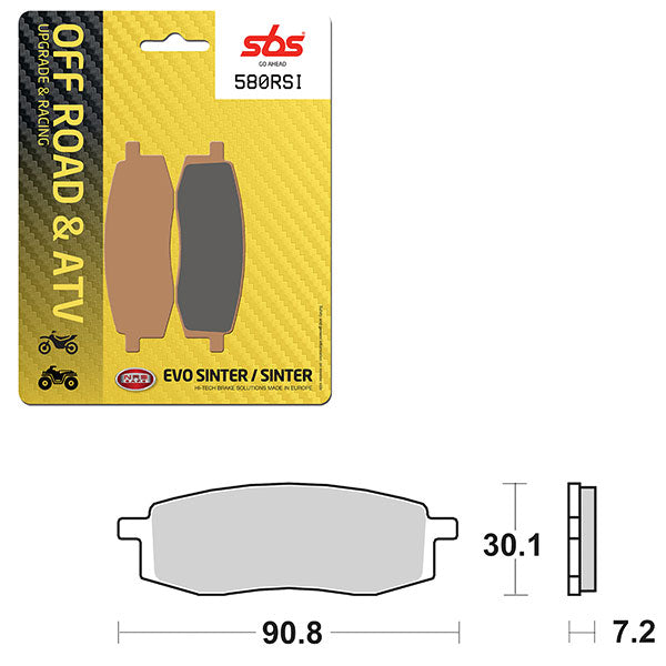 SBS EVO SINTER BRAKE PAD  6280580100