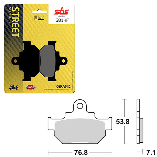 SBS ATV/UTV CERAMIC BRAKE PAD  6190581100