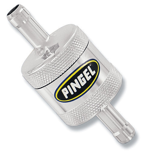 PINGEL CHROME 5/16" FUEL FILTER IN-LINE PINGEL SS1C