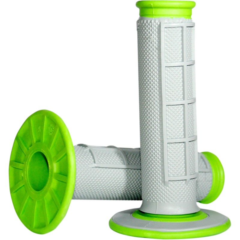 RENTHAL DUAL COMPOUND DIAMOND WAFFLE GRIPS GREEN G191