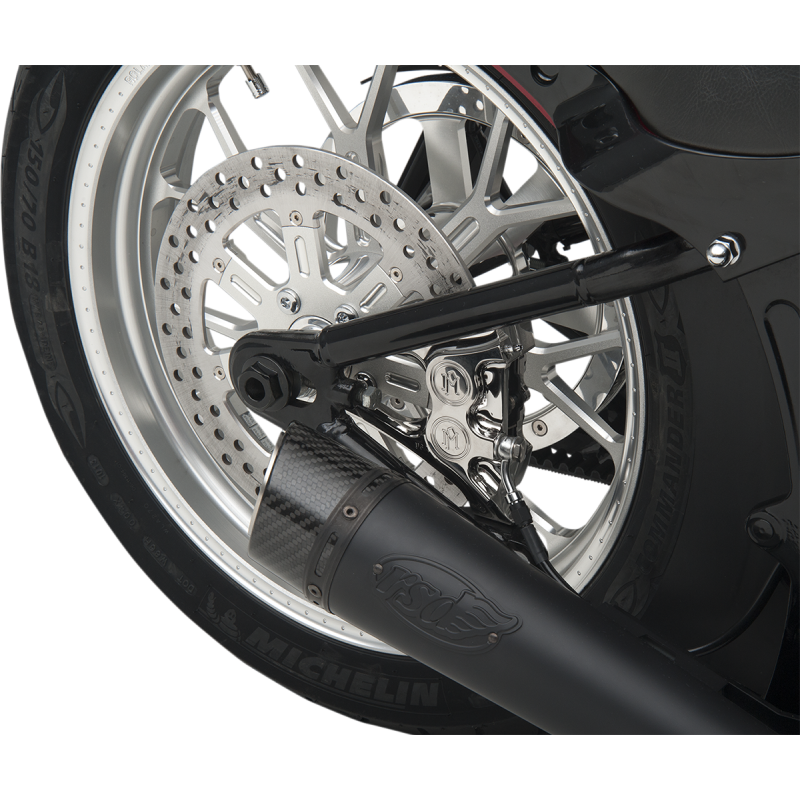 PERFORMANCE MACHINE 08-14 FXST/FLSTF RR 4PISTON CALI CHR 1256-0077-CH