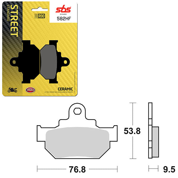 SBS ATV/UTV CERAMIC BRAKE PAD  6190582100