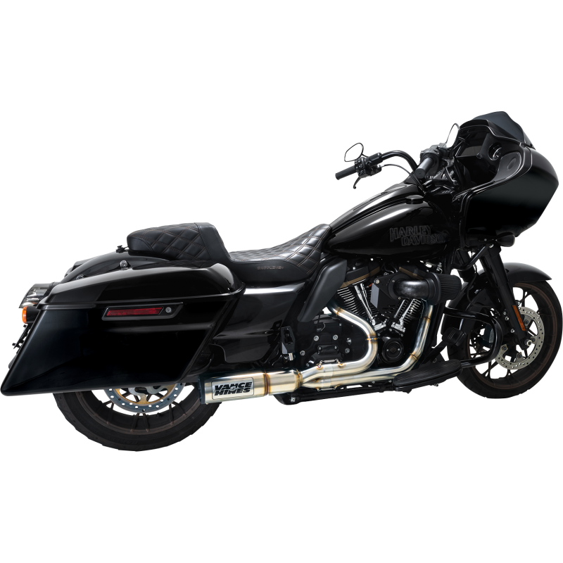 VANCE & HINES EXHAUST 2-1 HI OUTP BRUSH SS 17+FL 27321