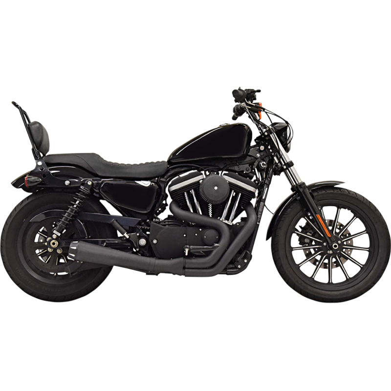 BASSANI XHAUST 04-22 XL EXHAUST RR 2:1 BLACK 1X52RB