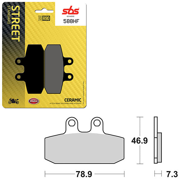 SBS ATV/UTV CERAMIC BRAKE PAD  6190588100