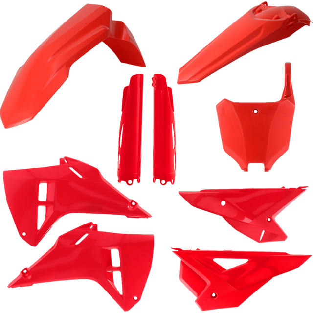 ACERBIS PLASTIC KIT- FULL CRF250R/RX, CRF450R/RX:25 RED 2985980227