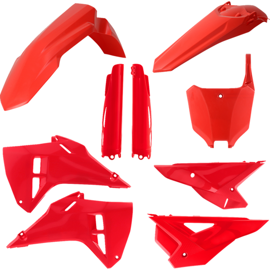 ACERBIS PLASTIC KIT- FULL CRF250R/RX, CRF450R/RX:25 RED 2985980227