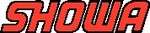 FACTORY EFFEX FORK/SWINGARM DECAL - SHOWA RED/BLACK 02-7049