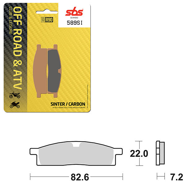 SBS ATV/UTV SINTER BRAKE PAD  6240589100