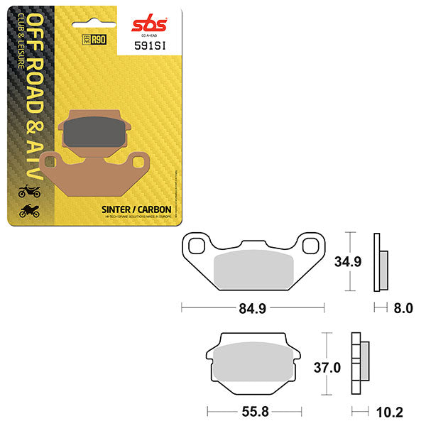 SBS ATV/UTV SINTER BRAKE PAD  6240591100