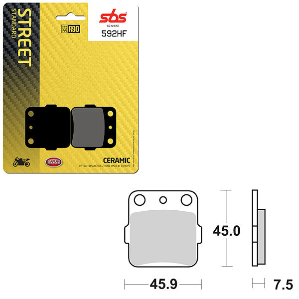 SBS ATV/UTV CERAMIC BRAKE PAD  6190592100