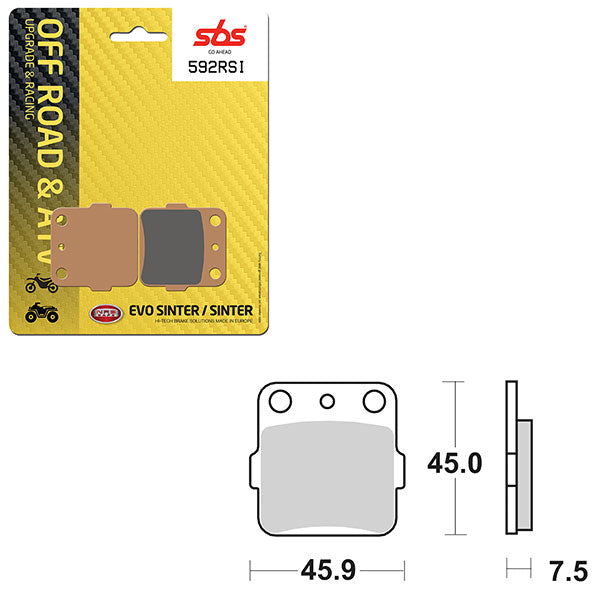 SBS EVO SINTER BRAKE PAD  6280592100