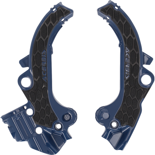 ACERBIS FRAME GUARDS- X-GRIP SX65:24 BLUE/BLACK 2985891034