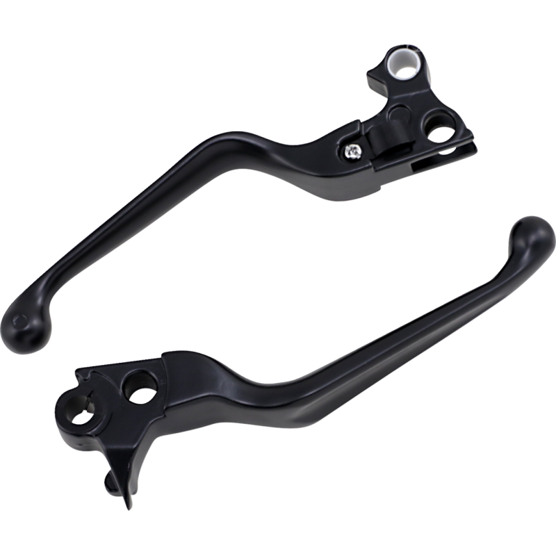 DRAG SPECIALTIES 96-17 B/T BLACK LEVER SET 0610-0128