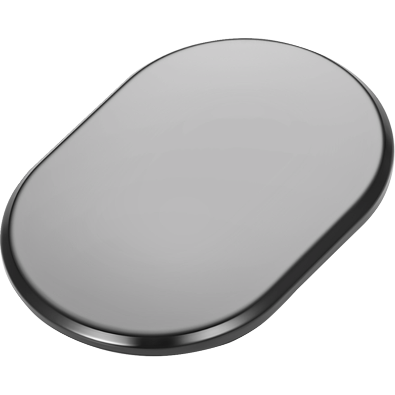 FIGURATI DESIGNS BACK FENDER COVER PLAIN BLACK-LEFT FD65-AC-BLK-LT