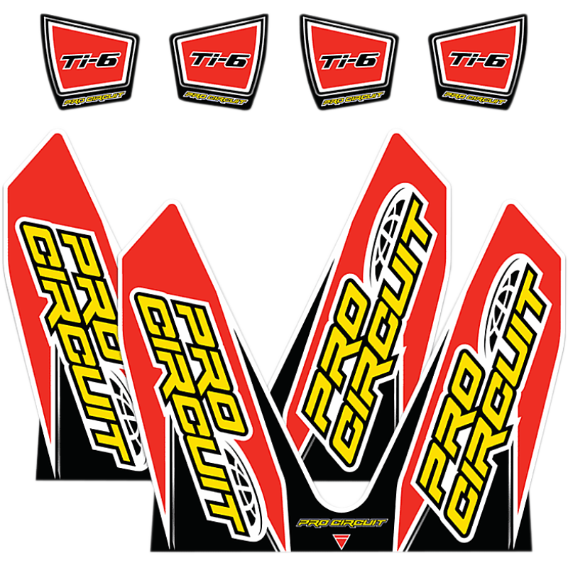 PRO CIRCUIT TI-6 WRAP AND E/C DECALS DC14TI6-CRF