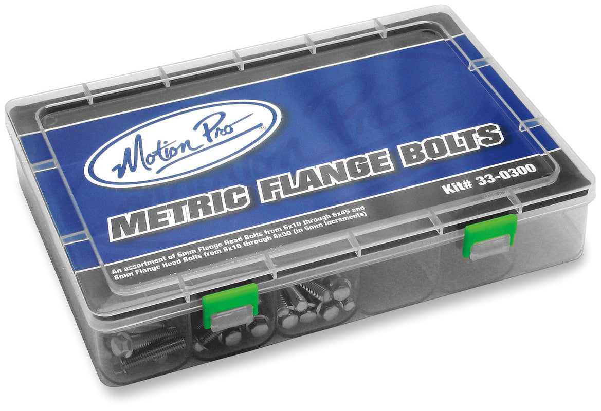 MOTION PRO METRIC FLANGE HEAD BLT H/WARE KIT/150 PC 33-0300