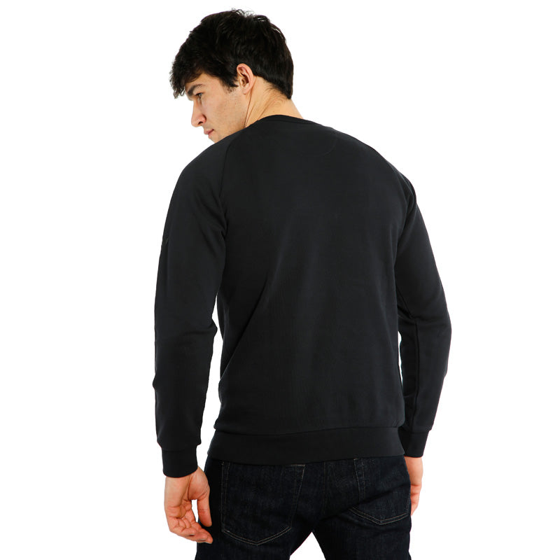 DAINESE PADDOCK SWEATSHIRT BLACK/WHITE 1896804-622-XL