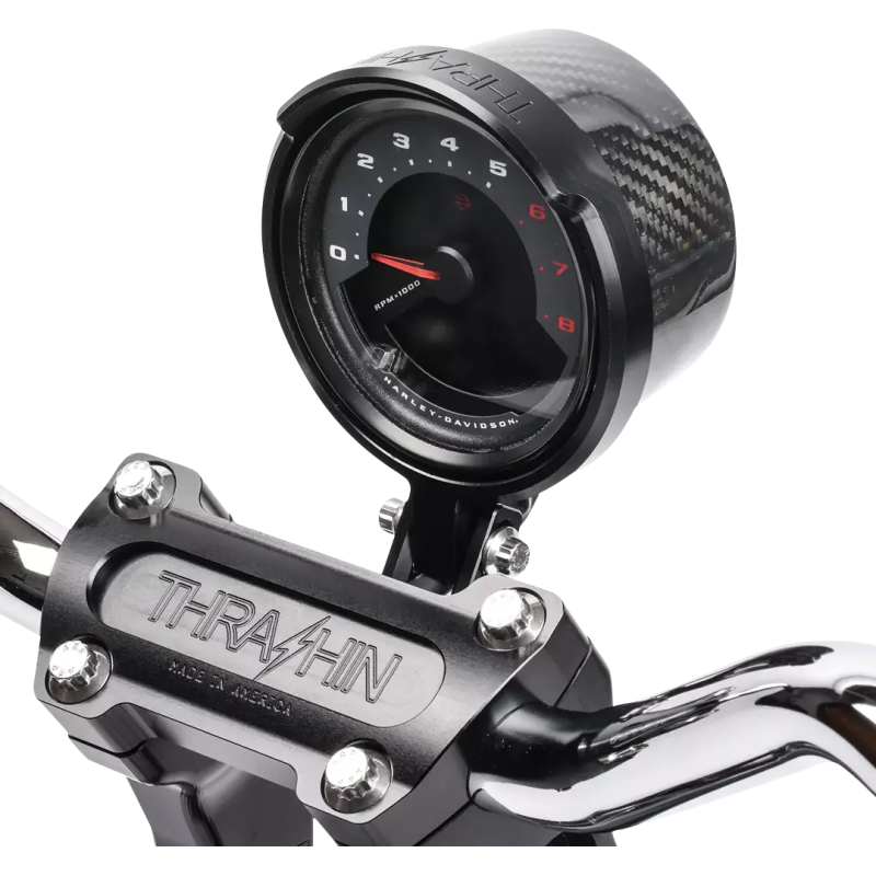 THRASHIN SUPPLY CO. GAUGE RELOC KT FXLRS BLK TSC-2710-1