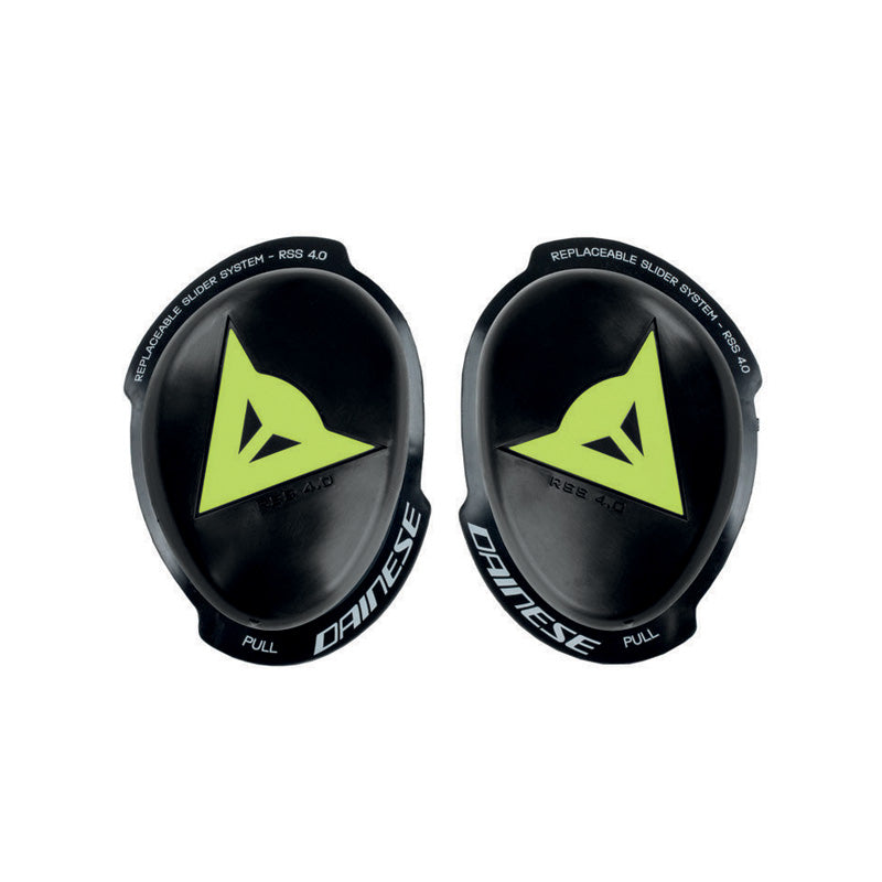DAINESE KNEE SLIDER RSS 4.0 (FULL KIT) - BLACK/YELLOW-FLU 1876220-620-N