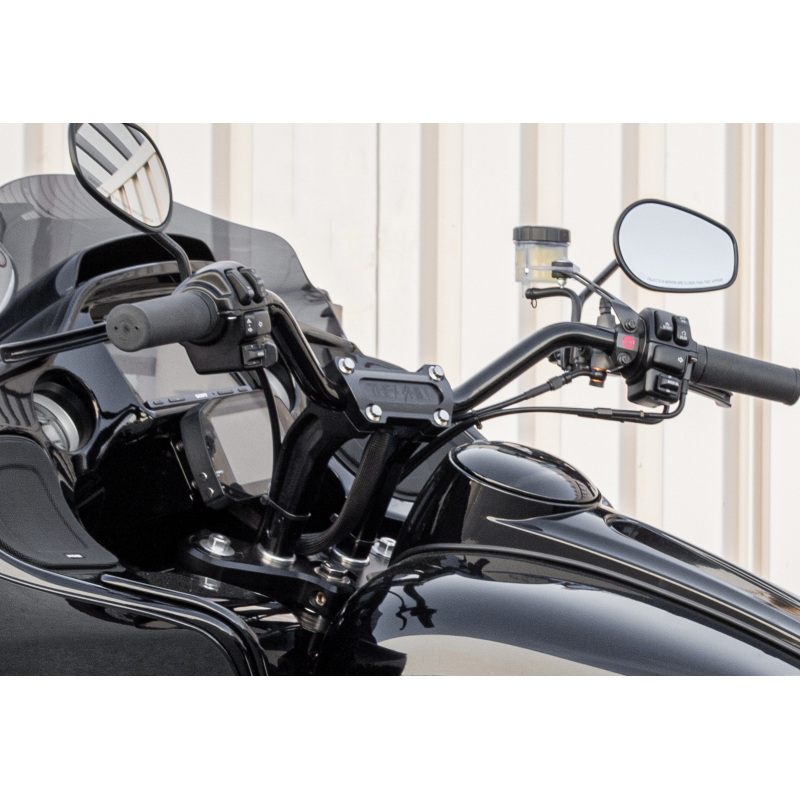 THRASHIN SUPPLY CO. HANDLEBAR 1"HI BND BLK TSC-2701-1