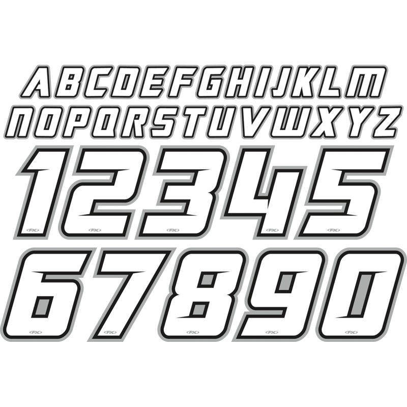 FACTORY EFFEX IRON-ON I.D. KIT (08 DESIGN) 11-82130