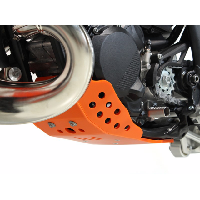 AXP RACING 6MM SKIDPLATE KTM 250-300 SX-XC ORANGE AX1635