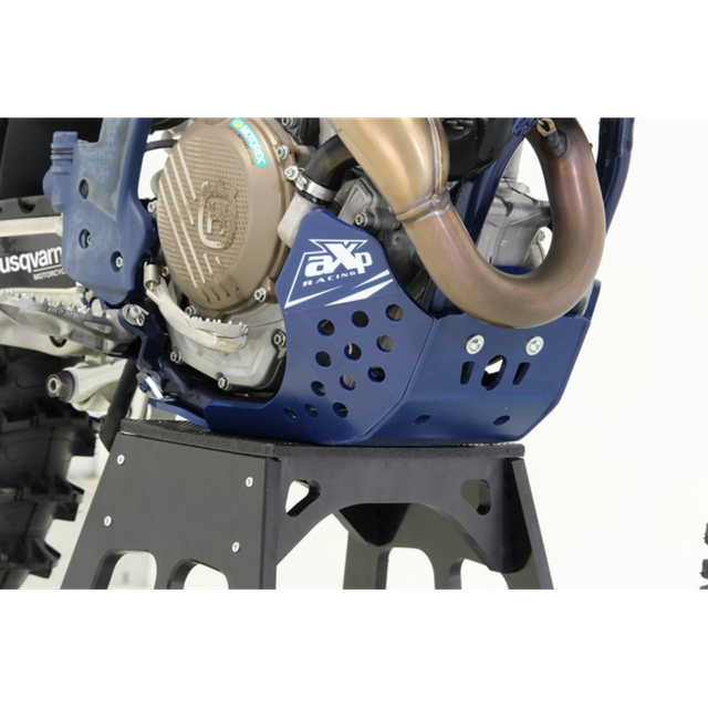 AXP RACING 6MM SKIDPLATE HUS  FC-FX250-350 BLUE AX1660