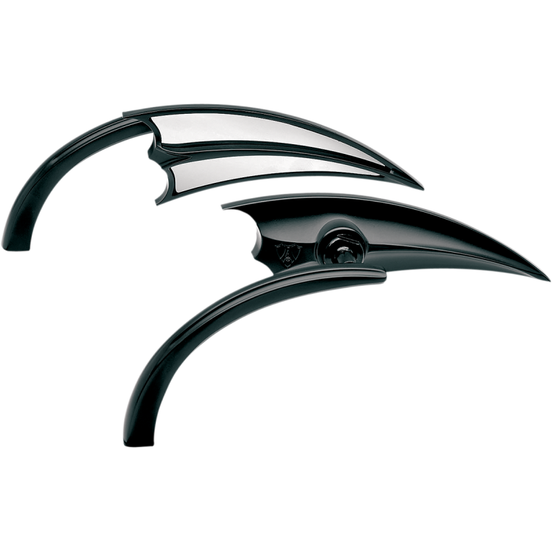ARLEN NESS SCOOP MIRROR BLACK LEFT (EA) 13-028