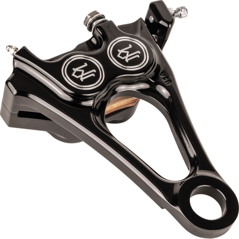 PERFORMANCE MACHINE REAR CALIPER - BLACK OPS 1256-0084-BM
